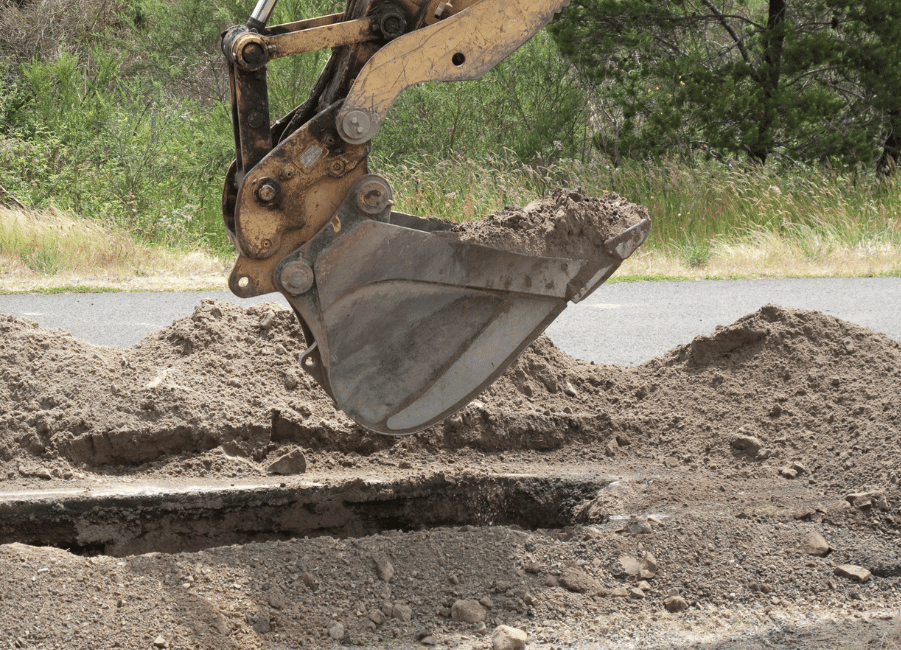 Erde entsorgen. Erdcontainer bestellen